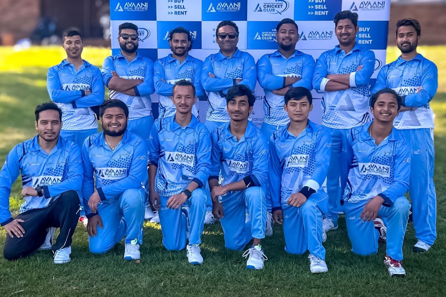 Avaani Cricket Club in Divley custom teamwear