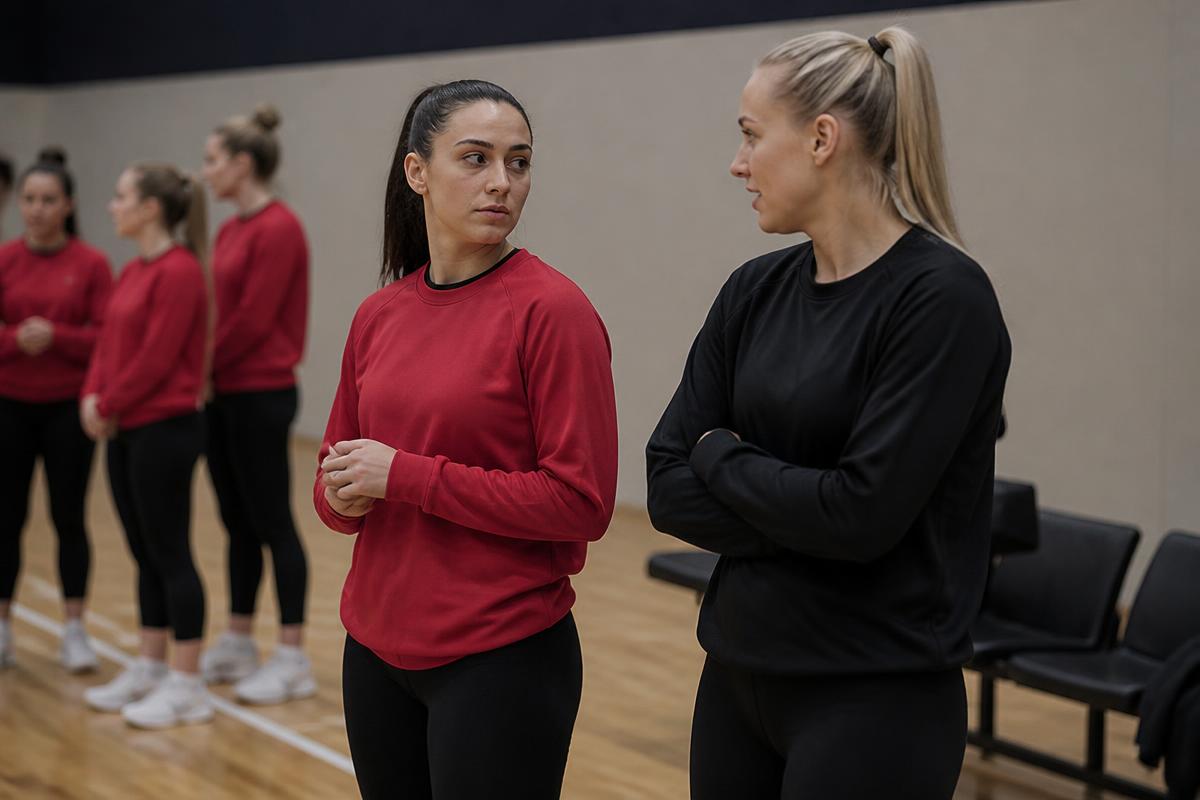 Training and warm-up — custom netball teamwear by Divley
