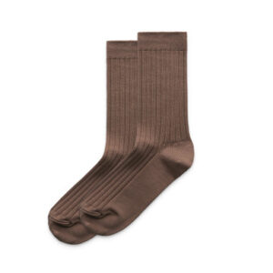 wos-rib-sock-2pk-musk-one-size